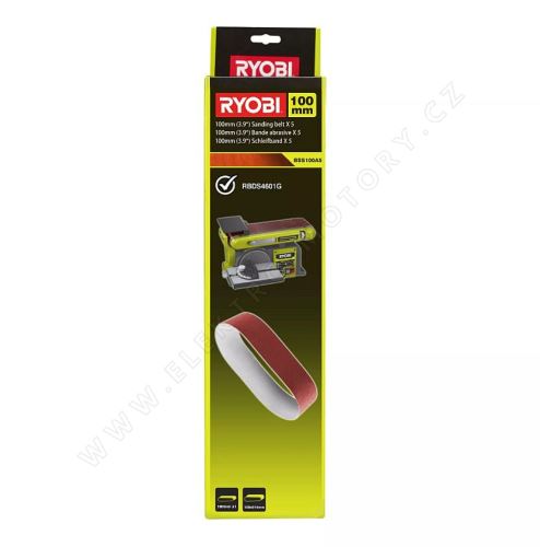 Pás k brusce RYOBI BSS100A5, 5ks
