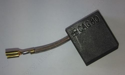 Carbon brush 7.45 x 22.15 x 26 mm CAG 80