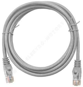 Kábel UTP kábel sivý 1m s Patch RJ45; CAT5E