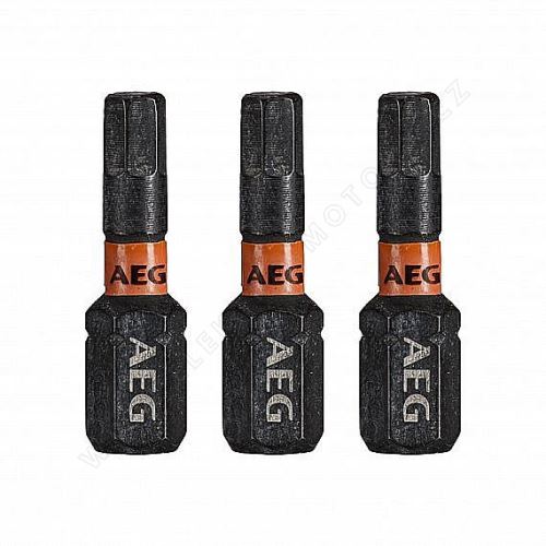 Skrutkovací bit HEX5 25mm AEG, sada 3ks