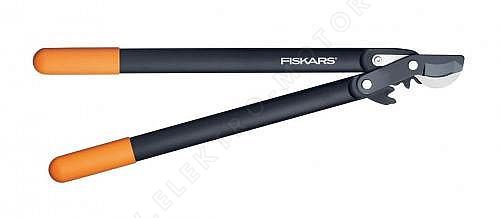 Nůžky na silné větve převodové Fiskars SingleStep, háková hlava, M