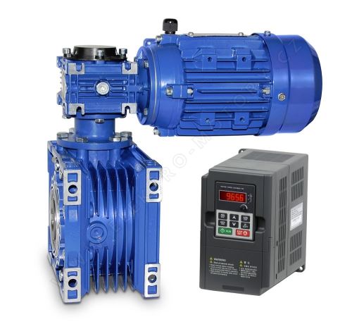 Komplet dvou převodovek MR030/040+0,12kW/6p. 230V; n2=0,4-2 ot/min s regulací (3)