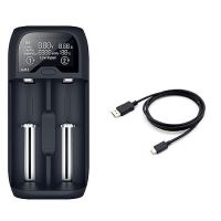 Nabíjačka batérií s LCD displejom Li-Ion, LiFePO4, Ni-MH/CD, AA, AAA, 18650, 2000mA, 2 kan (2)
