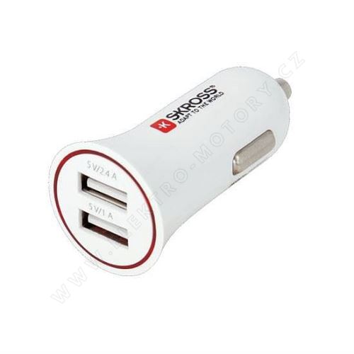 USB charging car adapter SKROSS Dual Car Charger, 3400mA max
