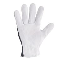 Gloves TECHNIK ECO, combined, black-white, size 08