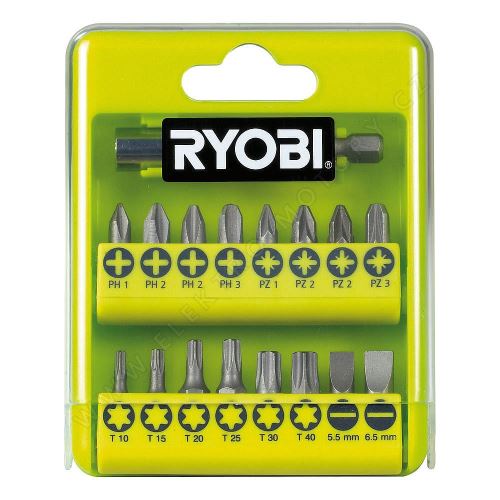Ryobi RAK17SD screwdriver bit set, 17 pcs