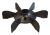 Plastic fan 32/205 SF 132 S 2p.
